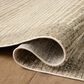 Loloi Bleecker Sand and Charcoal 4" x 6" Area Rug, , large