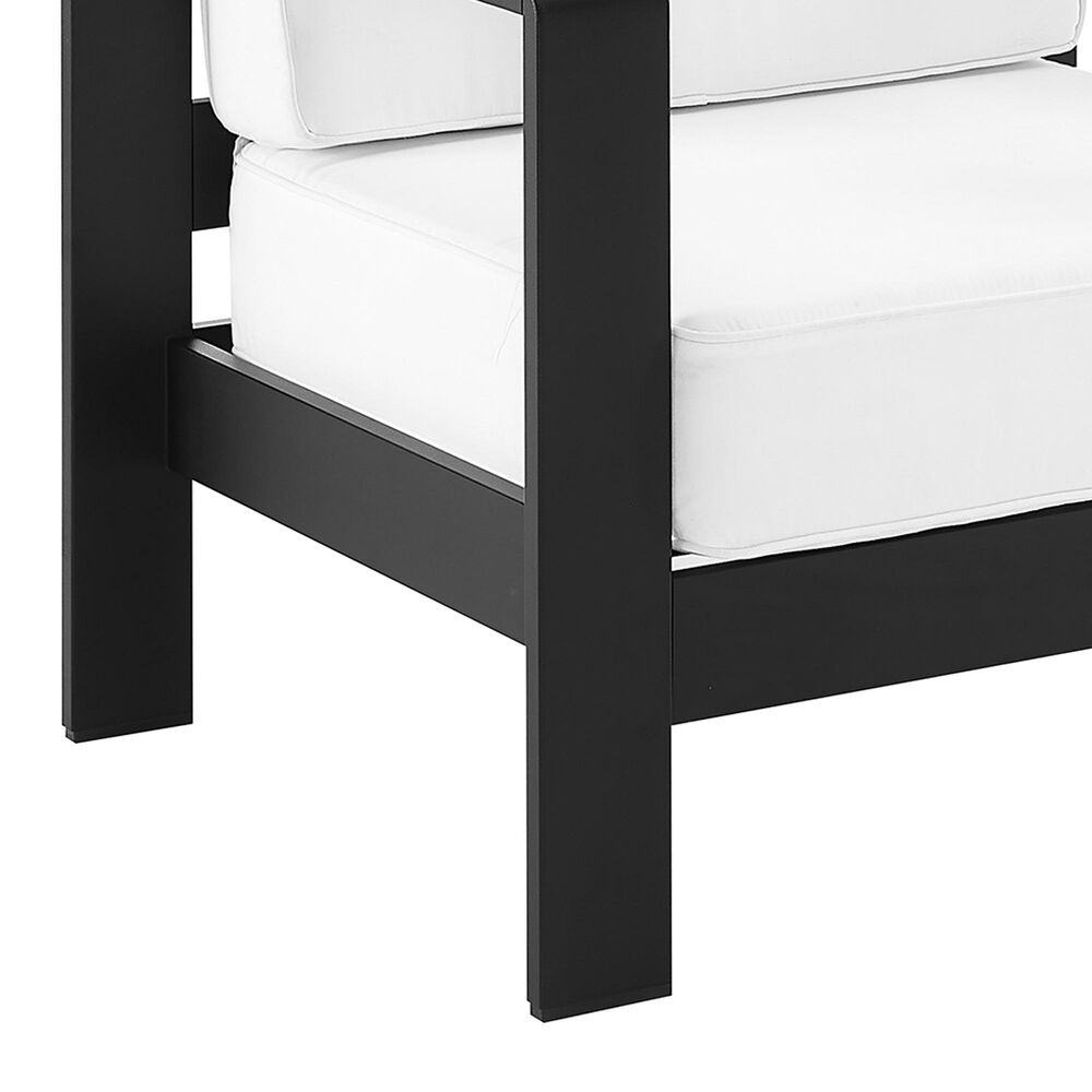 Linon Home Decor Karah Patio Arm Chair in White (Set of 2), , large