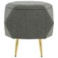 LumiSource Diamond Storage Ottoman in Green, , large