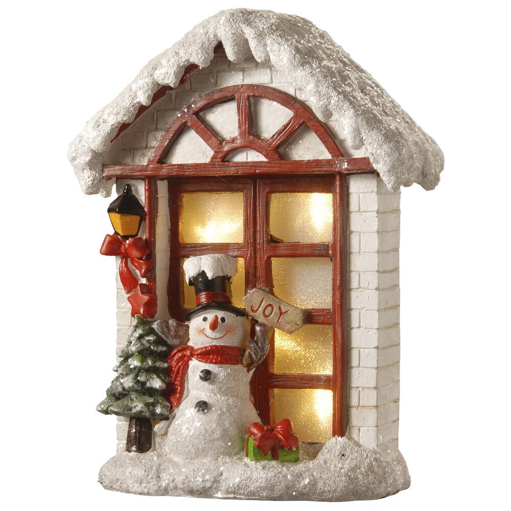 National Tree 10" Lighted Cottage, , large