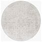 Surya Aisha AIS-2306 5"3" Round Light Gray and Off-White Area Rug, , large