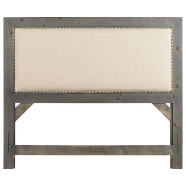 Tiddal Home Willow Queen Upholstered Headboard in Distressed Dark Gray, , large