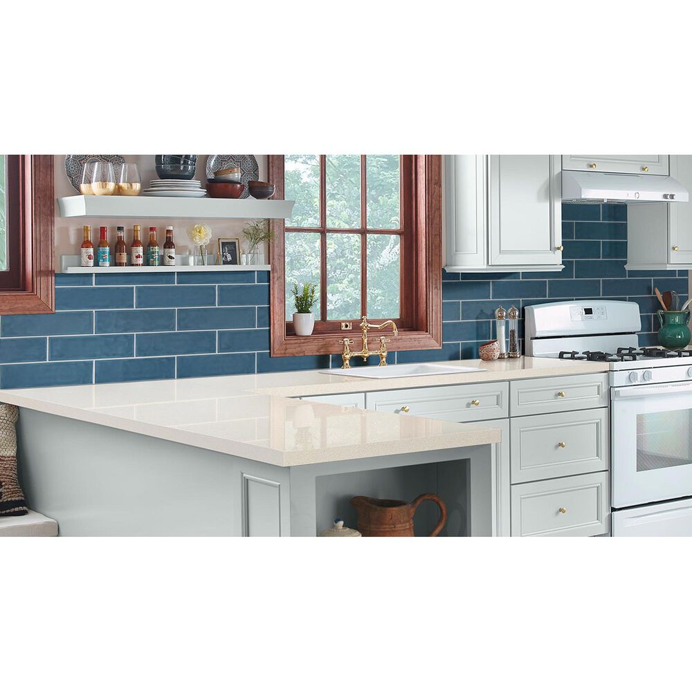 NFM Custom Countertops Aruca White 3cm Quartz Countertop, , large