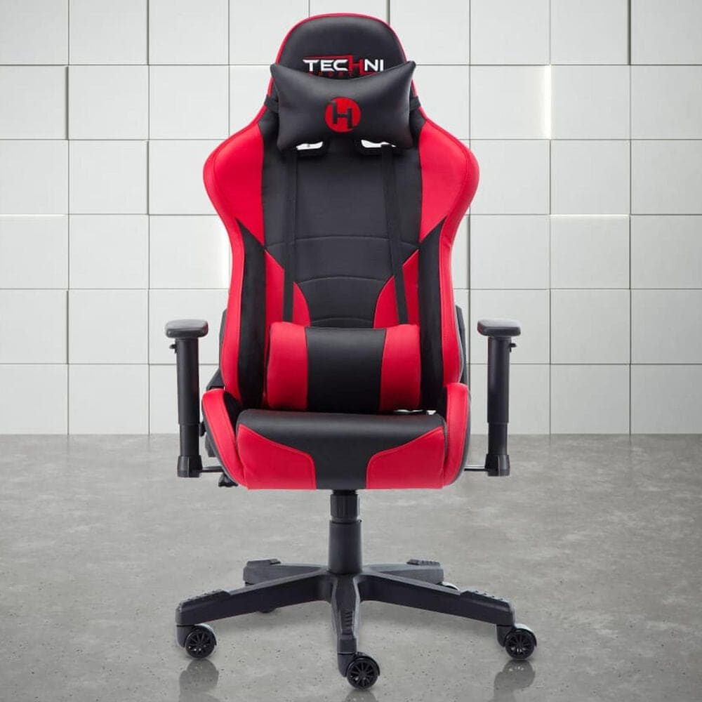Techni Sport ProGamer2 Gaming Chair in Red and Black, , large
