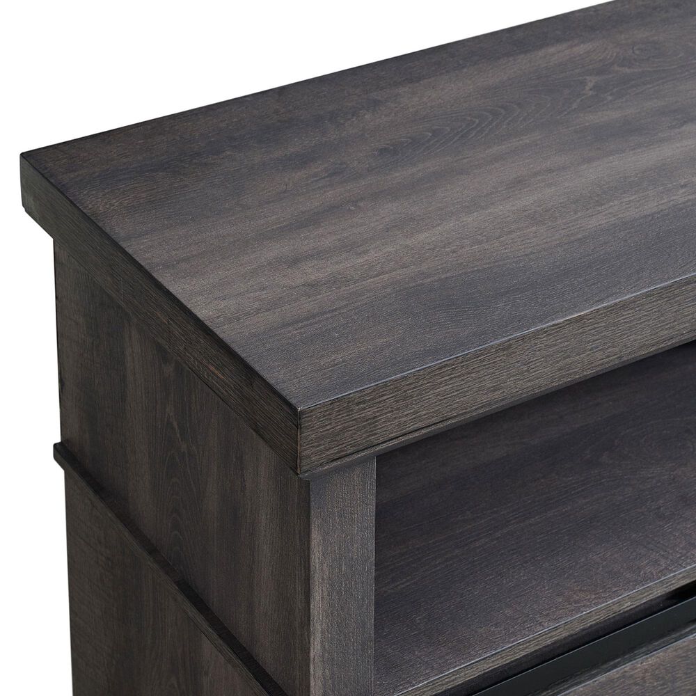 Mayberry Hill Macau TV Stand with Fireplace in Grey, , large