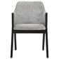 Blue River Arcadia and Renzo 5-Piece 48" Dining Set with Gray Cushion in Black, , large