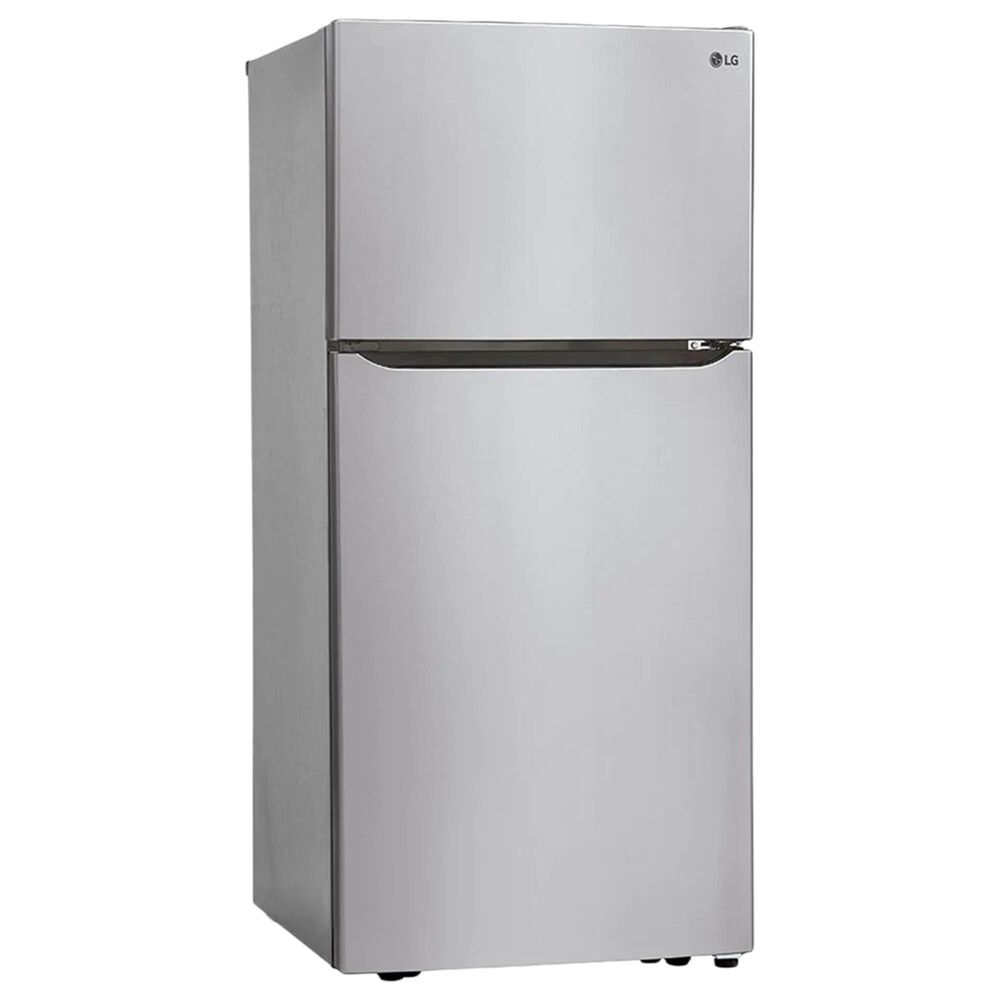 LG 20 Cu. Ft. Top Freezer Refrigerator Reversible Door in Stainless Steel, , large