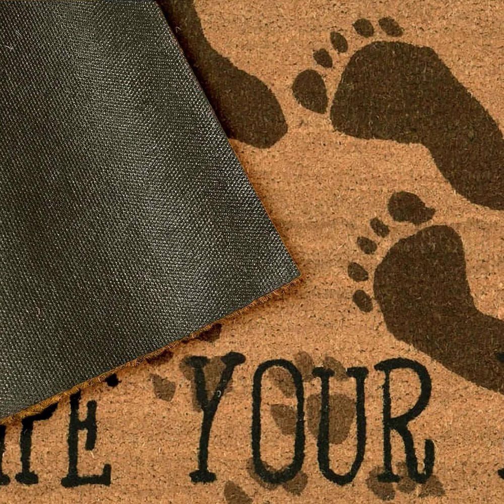 Trans-Ocean Import Natura Wipe Your Paws 2&#39; x 3&#39; Natural Door Mat, , large
