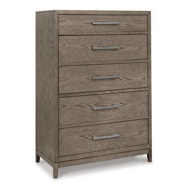 Millennium Chrestner 5 Drawer Chest in Gray, , large