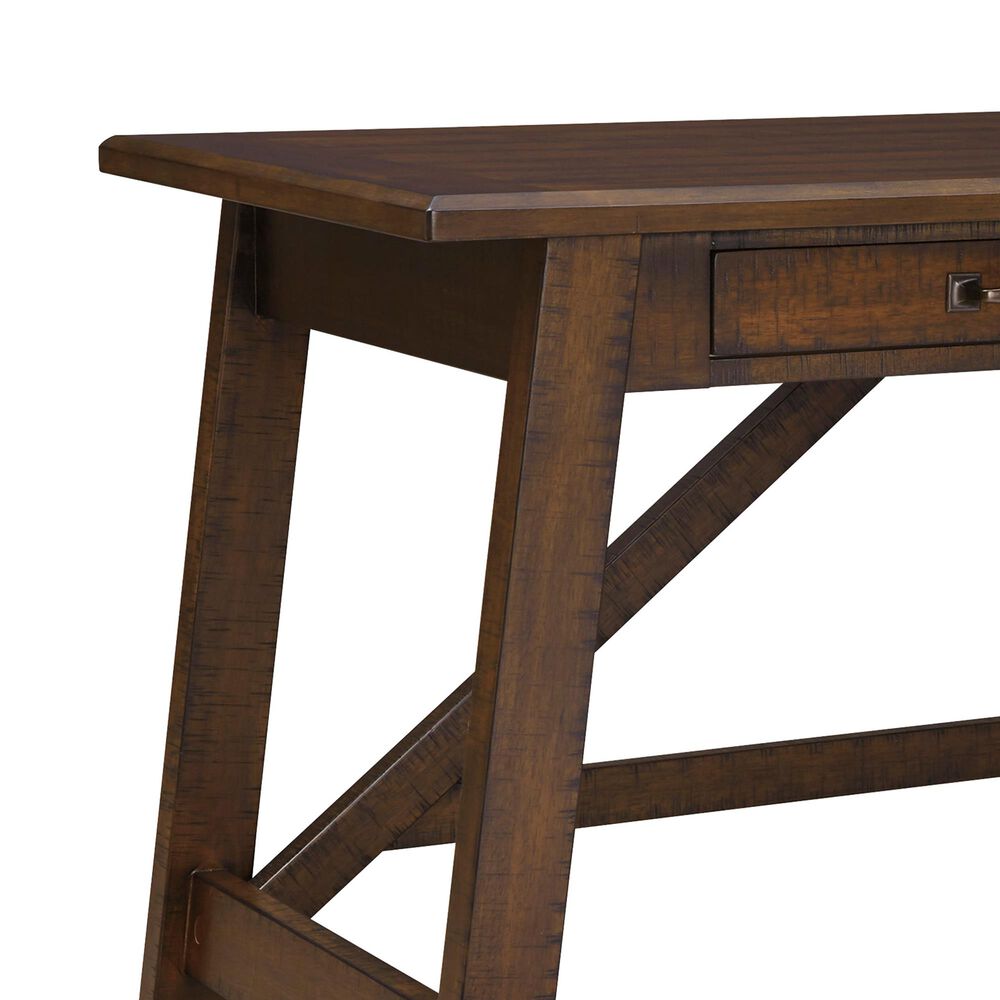 Ashley Baldridge Large Leg Desk in Rustic Brown, , large