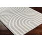 Surya Rodos RDO2330 5"3" x 7" Light Slate, White Area Rug, , large