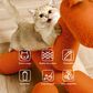 HOMLUX Giraffe Cat Tower Climb Toy Play Center in Orange, , large