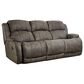 HomeStretch Denali 2-Piece Reclining Living Room Set in Grey, , large