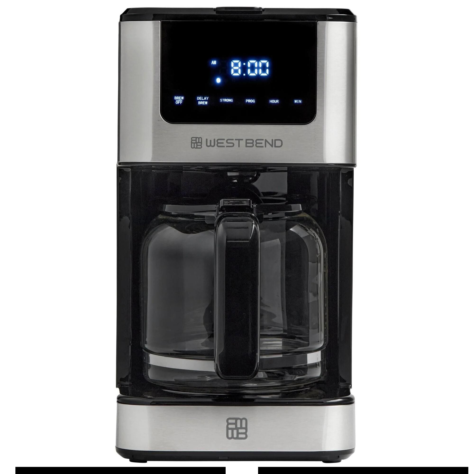 West Bend 12 Cup Hot Iced Coffee Maker in Stainless Steel NFM