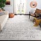 Safavieh Madison 8" x 10" Silver and Ivory Area Rug, , large