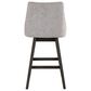 Armen Living Branson 30" Swivel Bar Stool in Gray, , large