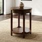 Belle Furnishings Century Modern Chairside Table in Satin Walnut, , large