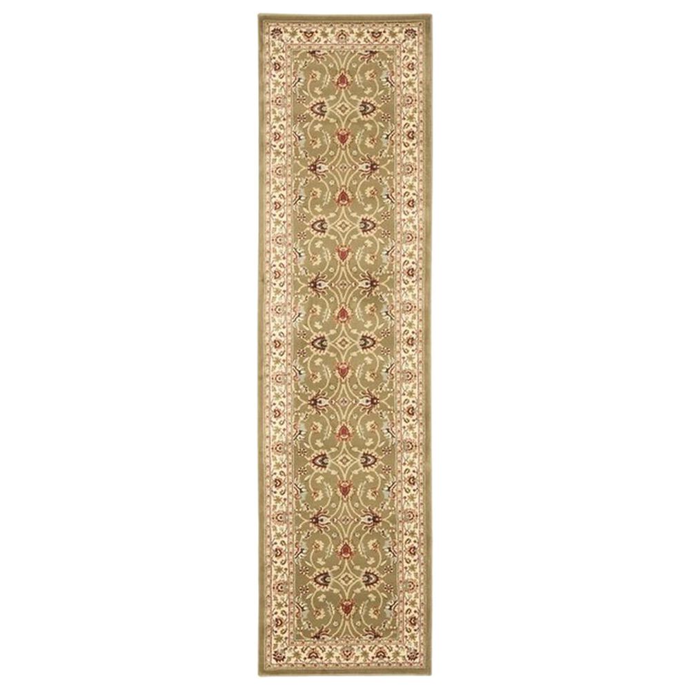 Safavieh Lyndhurst LNH553 2"3" x 8" Green and Ivory Runner, , large