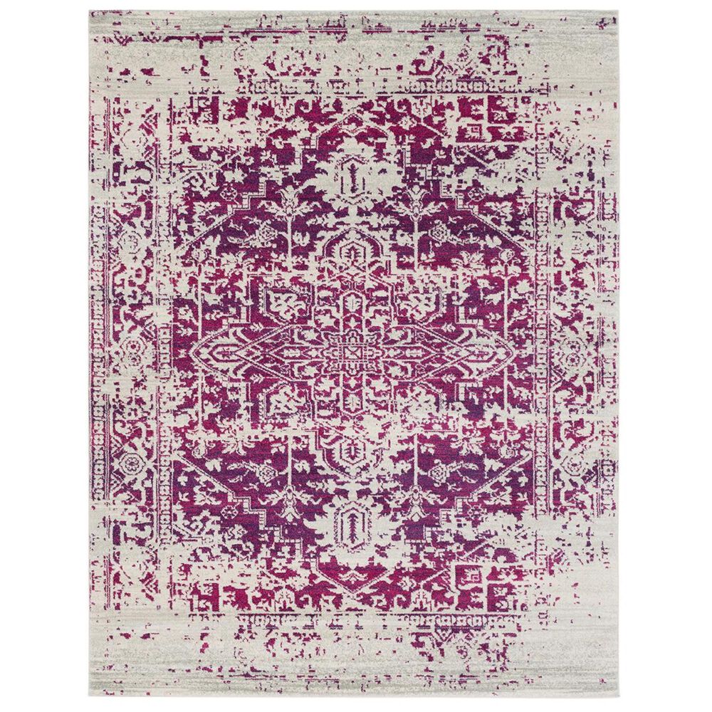 Surya Harput HAP-1020 5"3" x 7"3" Garnet, Gray and Blue Area Rug, , large