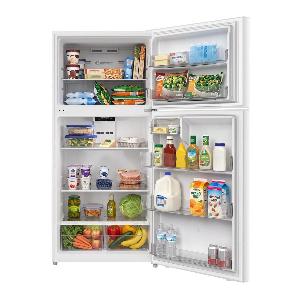 Element 18.1 Cu. Ft. Top Freezer Refrigerator in White, , large