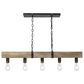 Golden Lighting Garrett Linear Pendant in Antique Black, , large