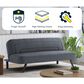 Lifestyle Solutions Frankie Convertible Sofa in Charcoal, , large