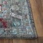 RIZZY Signature 5"2" x 7"9" Gray and Multicolor Area Rug, , large