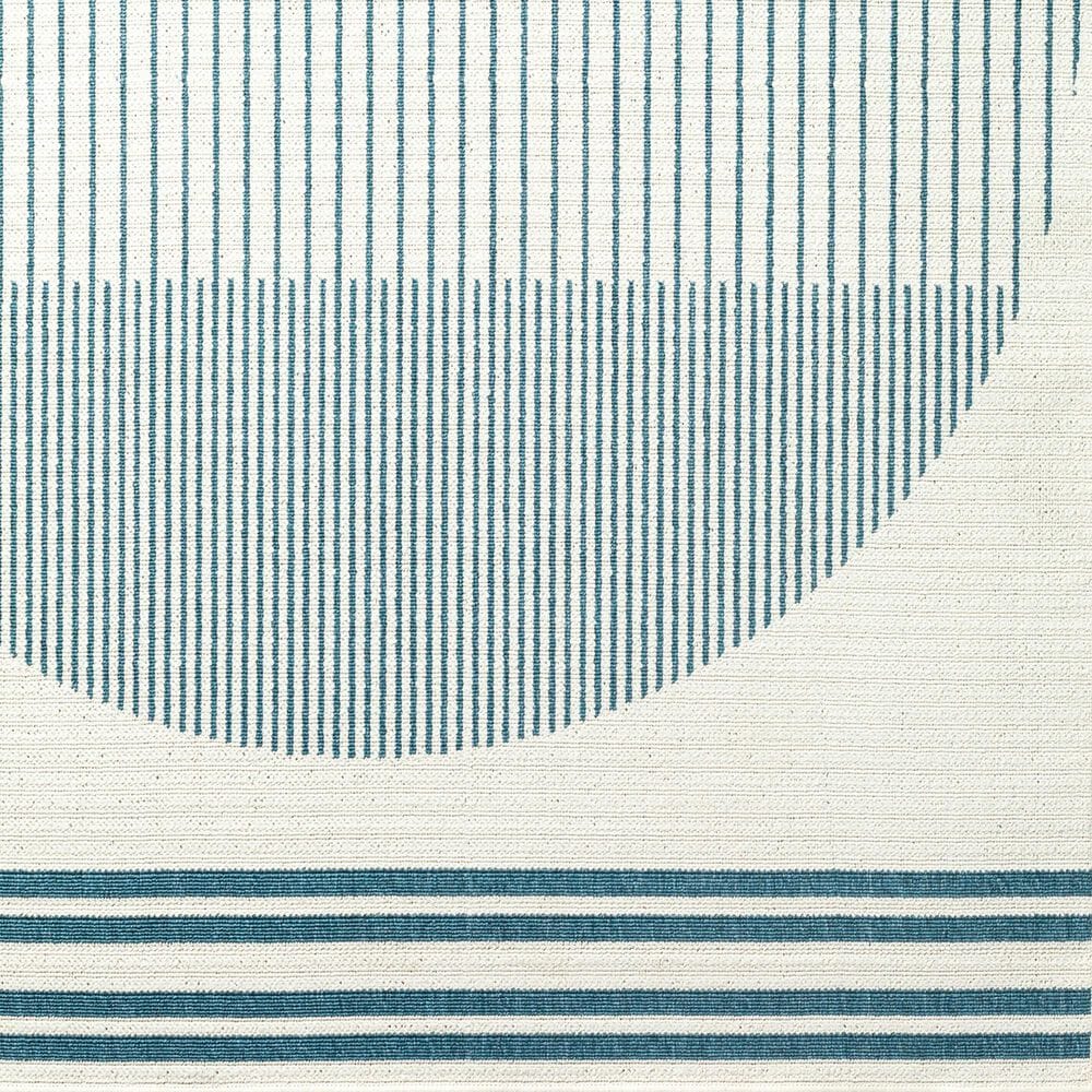 Surya Alfresco 5&#39;11&quot; x 8&#39;10&quot; Light Silver, Beige, Charcoal and Nickel Indoor/Outdoor Area Rug, , large