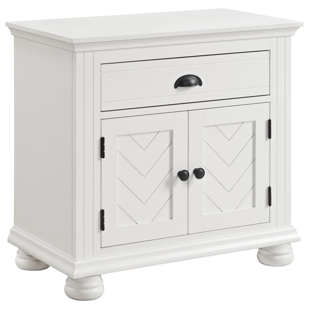 Mayberry Hill 5 Piece Full Bed Set in White, , large