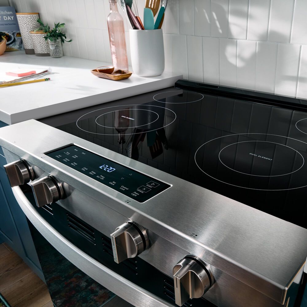 Whirlpool 5.3 Cu. Ft. Slide-in Electric Range in Stainless Steel, , large