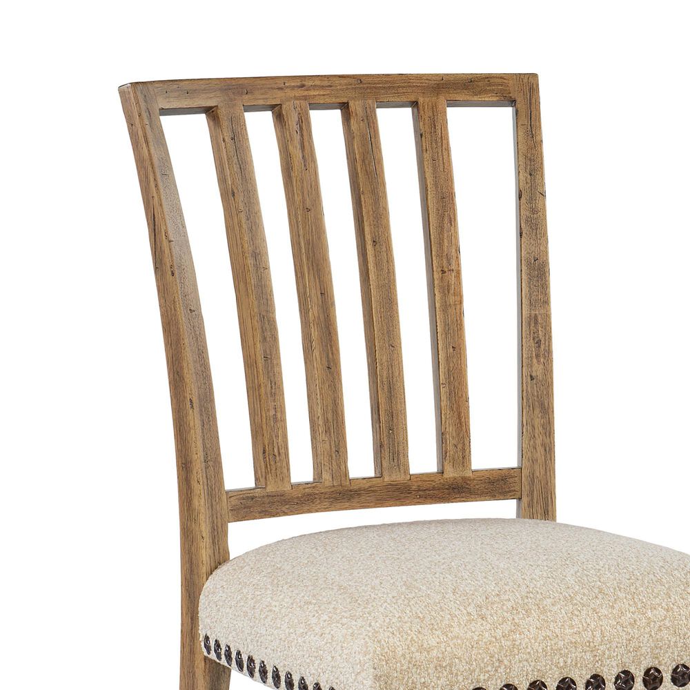 Hooker Furniture Big Sky Side Chair with Beige Cushion in Vintage Natural &#40;Set of 2&#41;, , large