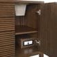 James Martin Vanities Myrrin 60" Double Vanity in Mid Century Walnut with 3 cm Victorian Silver Quartz Top, , large