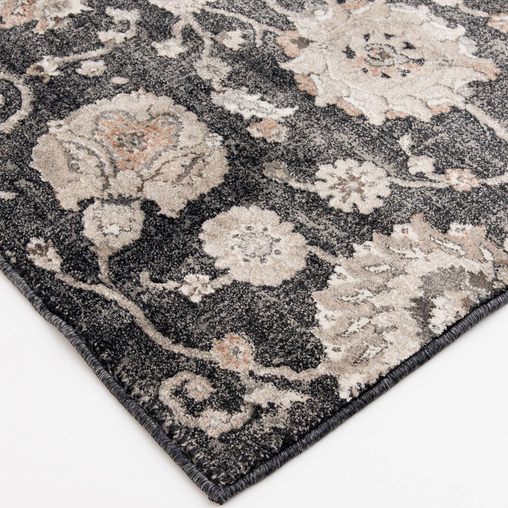 Central Oriental Adore Harlet 5&#39; x 7&#39;6&quot; Blue and Grey Area Rug, , large