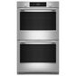 KitchenAid 30" Smart Double Wall Oven with Assisted Cook Cycles in PrintShield Stainless, , large