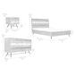 Blue River Bridges 4-Piece Queen Bed Set in Natural and Gray, , large