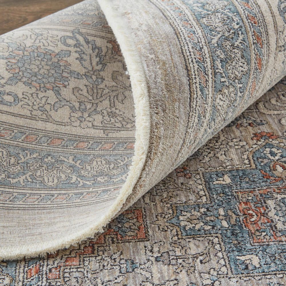 Feizy Marquette 4&#39; x 5&#39;3&quot; Gray and Multicolor Area Rug, , large