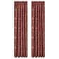 J. Queen New York Bari 100" x 84" Window Panel Pair in Light Green, Gold and Red, , large