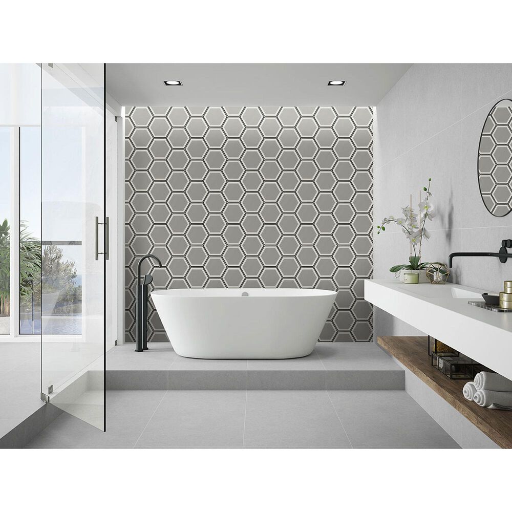 MS International Hexley Hive 9&quot; x 10&quot; Porcelain Mosaic Sheet, , large