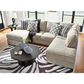 Ashley 2 Piece Sectional in in Tan, , large