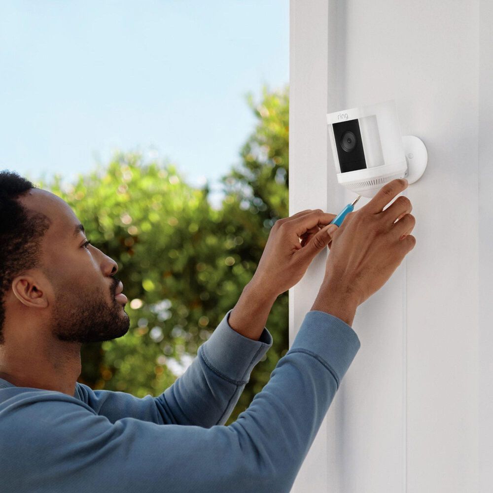 Ring Spotlight Cam Plus Plug-in White, , large
