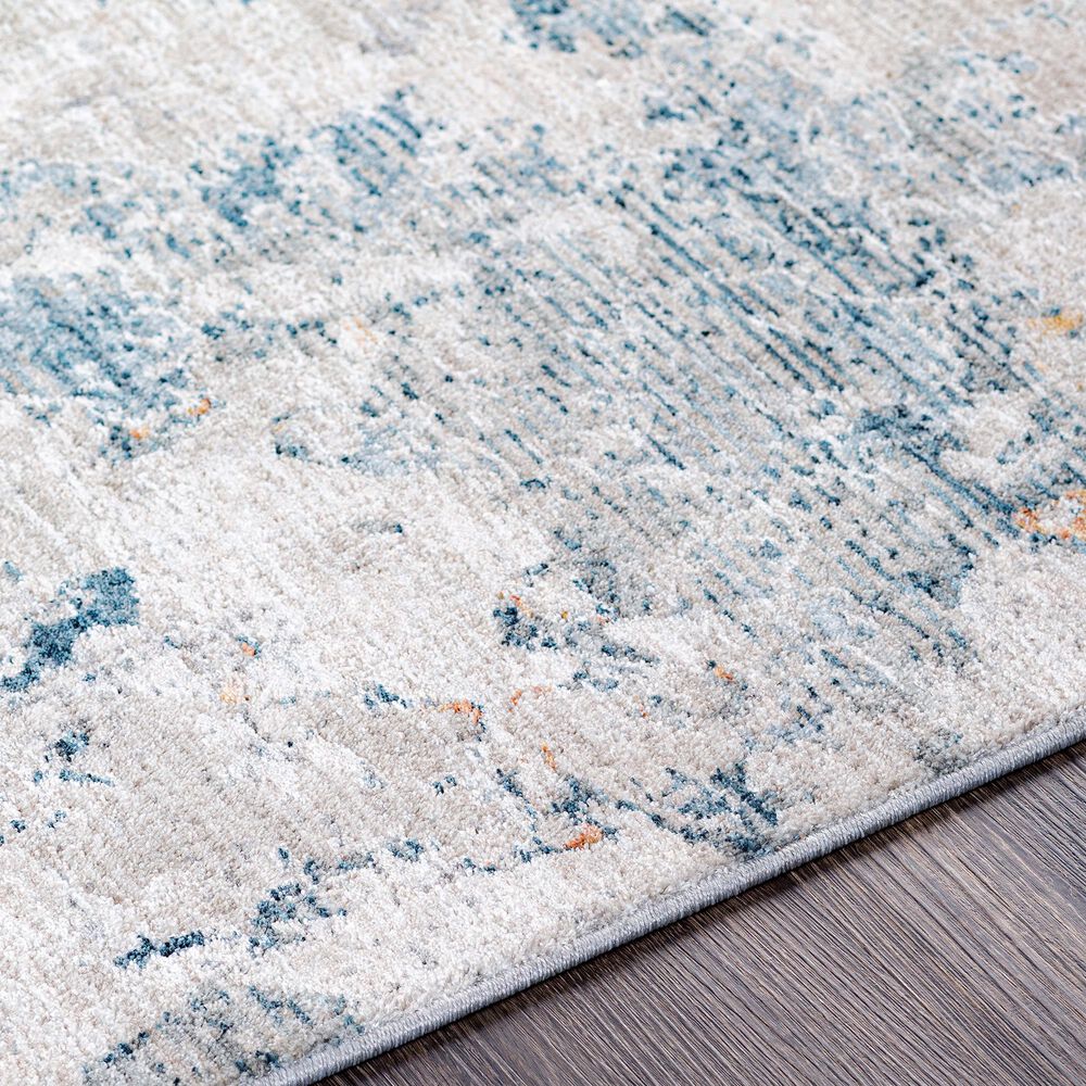 Surya Laila LAA-2315 10&#39; x 14&#39; Teal, Sage, Orange, Saffron, Gray and Cream Area Rug, , large