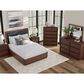 Millenium Dilenno 5 Ball Bearing Smooth Gliding Drawer Chest in Dark Brown, , large