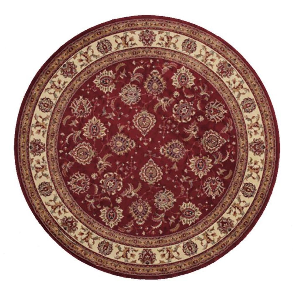 Oriental Weavers Ariana 117C 6" Round Red Area Rug, , large