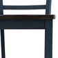 Linon Home Decor Aliza Counter Stool in Blue and Dark Grey (Set of 2), , large