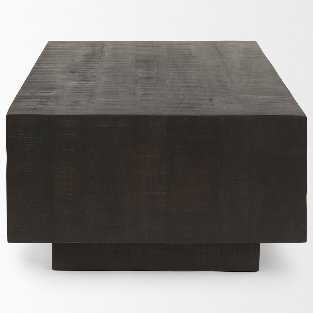 Mercana Hayden Square Coffee Table in Dark Brown, , large
