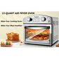 HOMLUX 12.5 Qt 7-In-1 Convection Toaster Oven in Silver, , large