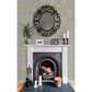 NextWall Starburst Geo 216" x 20.5" Peel and Stick Wallpaper in Silversmoke and Metallic Gold, , large