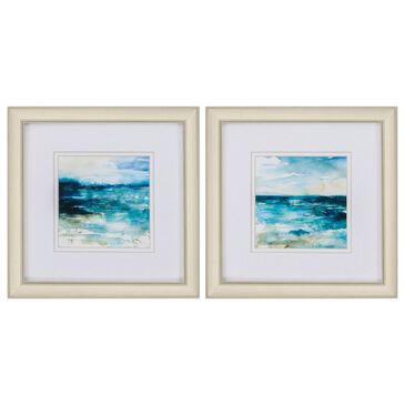 Propac Ocean Break Wall Art in Blue (Set of 2), , large