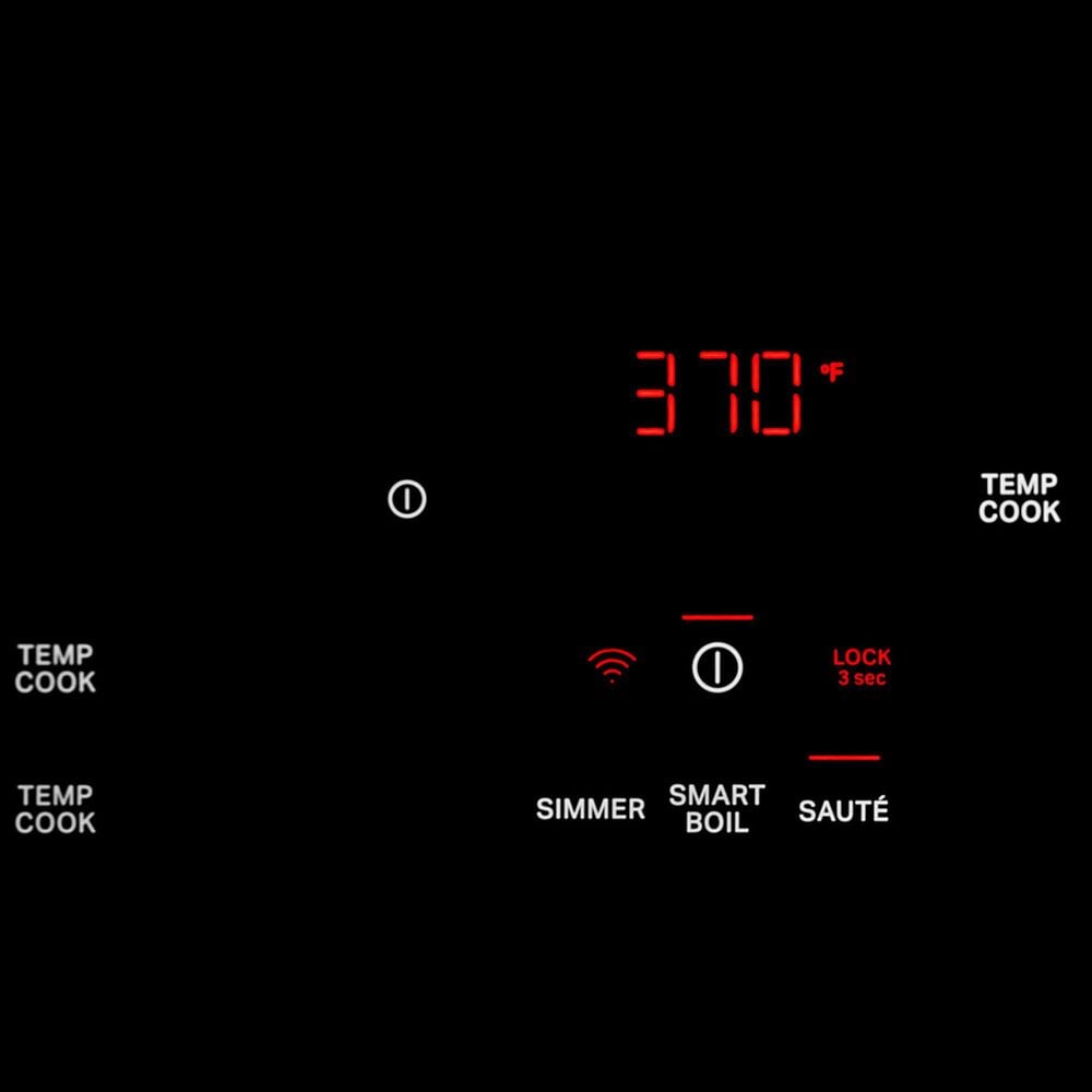 KitchenAid 36" Induction Cooktop with 5 Cooking Zones in Black, , large