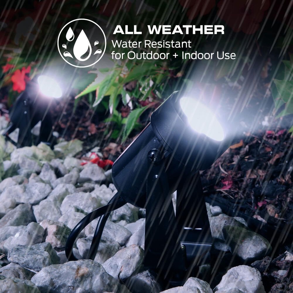 Monster Illuminessence Smart Outdoor Spotlight in Multicolor (2 Pack), , large